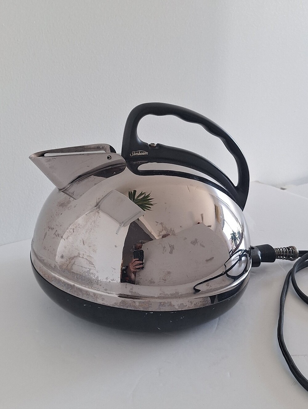 Sunbeam chrome electric kettle 1960